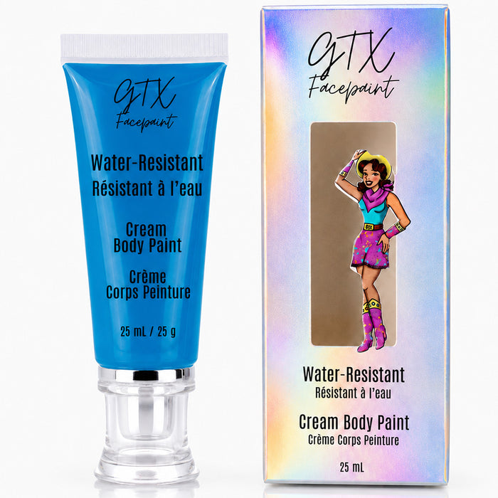 GTX Water-Resistant Cream Body Paint - Cactus Mojito - Turquoise 25ml