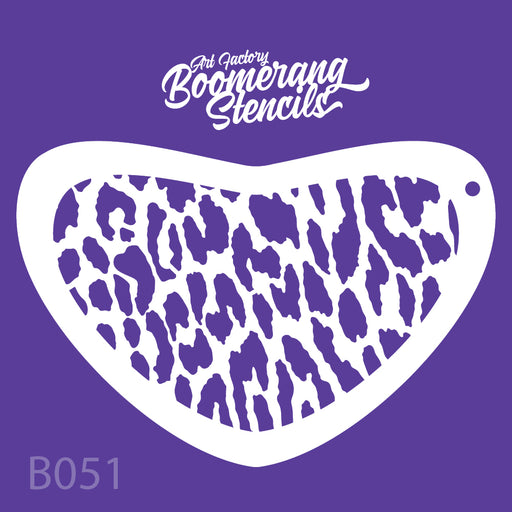 Cheetah Print Stencil 