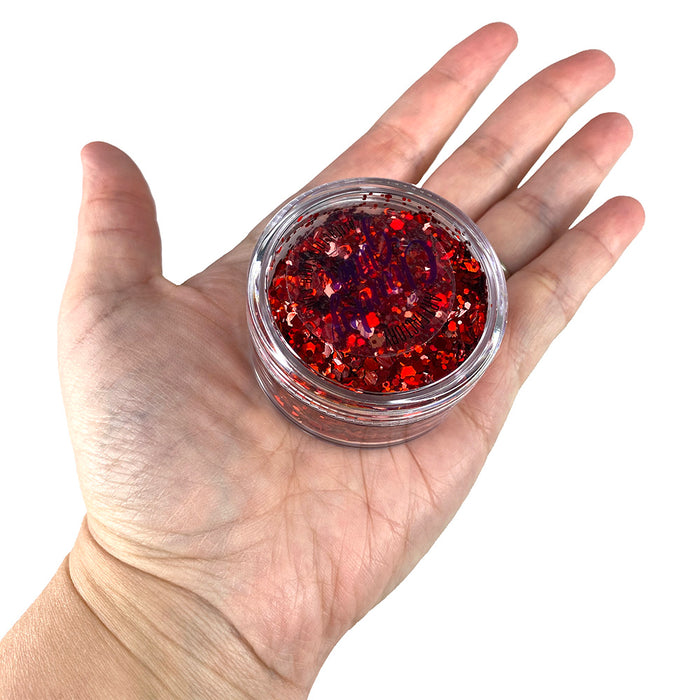 Loose Chunky Glitter - Cherry Bomb • Art Factory
