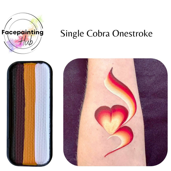  Cobra One Stroke Face Paint by face painting hub