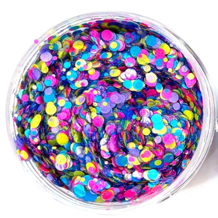 Festival Glitter Gel — Confetti Glow (UV Reactive) | Art Factory