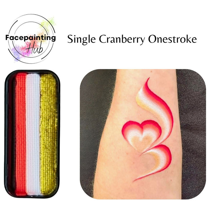 Face Painting Hub - Single Cranberry Onestroke