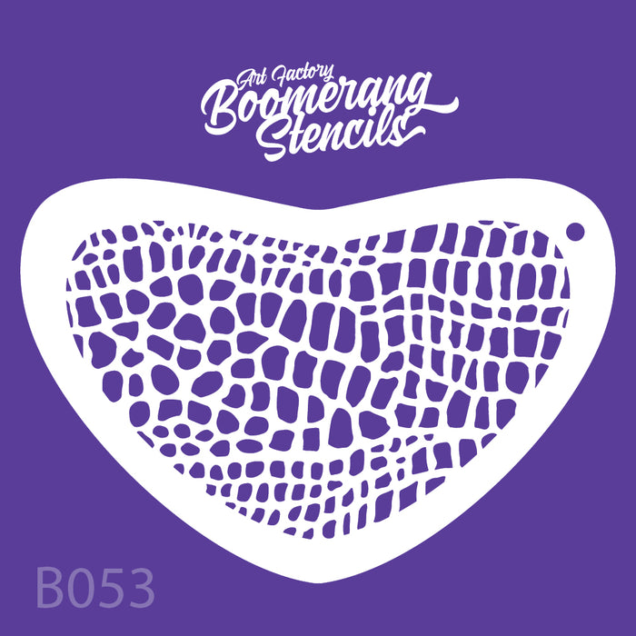 Crocodile Skin Stencil  