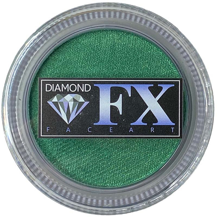Diamond FX Face Paint - Metallic Beetle Green 30gr