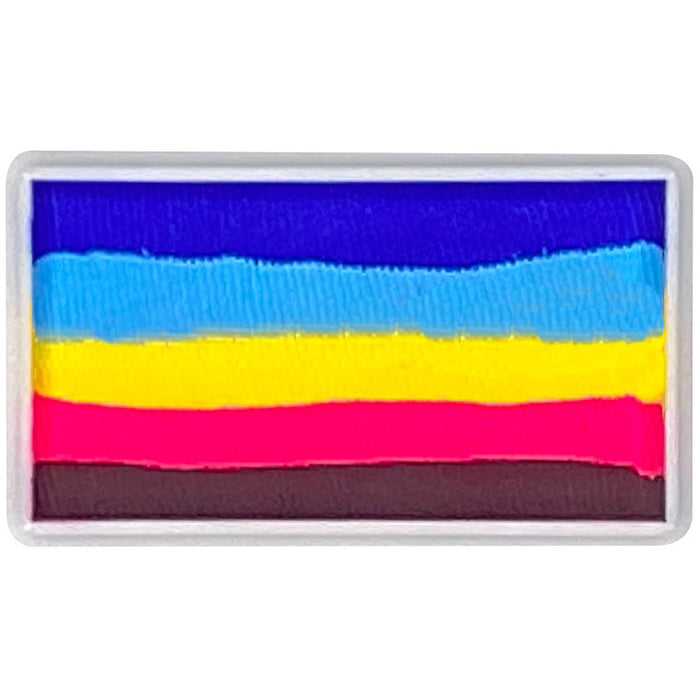 DFX bright Rainbow split cake 