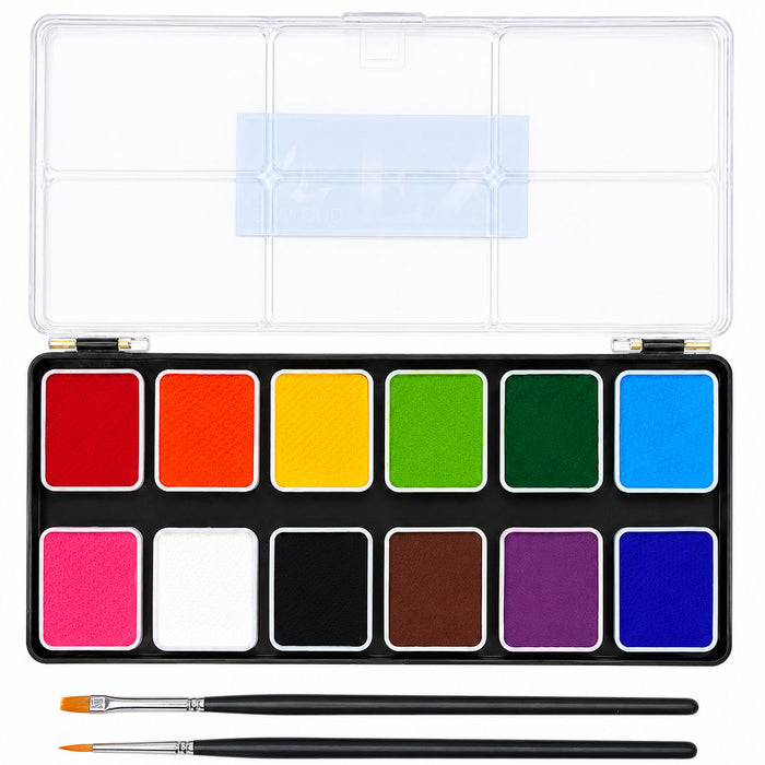 Diamond FX Face Paint Palette- 12 Color Essential Palette