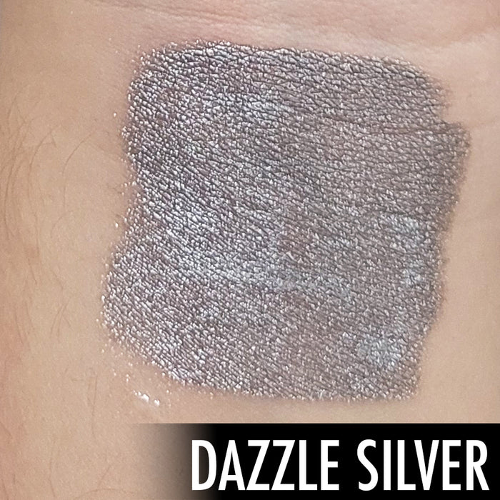SILVER DAZZLE ProAiir DIPS Waterproof Face Paint 1oz