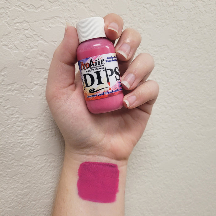 Hot Pink ProAiir DIPS Waterproof Face Paint 1oz