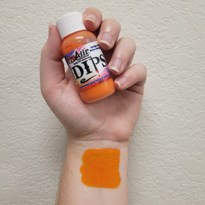 Orange ProAiir DIPS Waterproof Face Paint 1oz