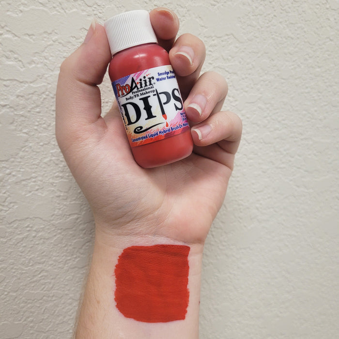Lipstick Red ProAiir DIPS Waterproof Face Paint 1oz