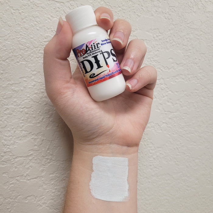 WHITE ProAiir DIPS Waterproof Face Paint 1oz