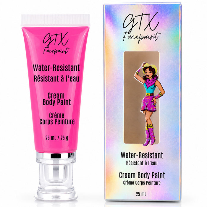 GTX Water-Resistant Cream Body Paint - Dolly Pink  - Neon 25ml