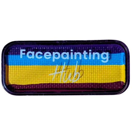 Easy Rainbow onestroke face paint pan with lid