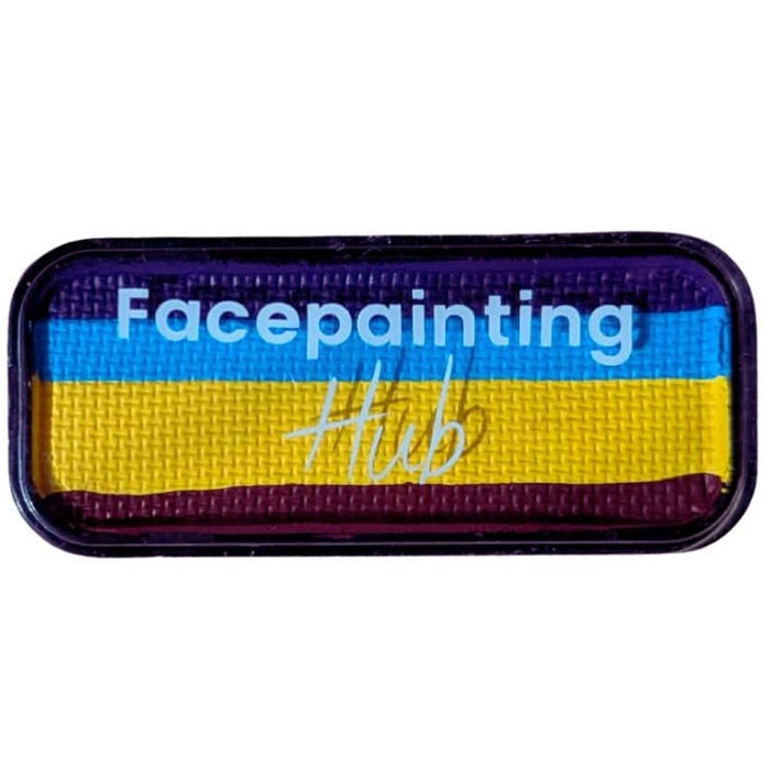 Easy Rainbow onestroke face paint pan with lid
