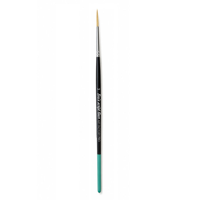 Eva's Script Liner Face Painting Brush #3 | Art Factory Pro by Eva Wheeldon