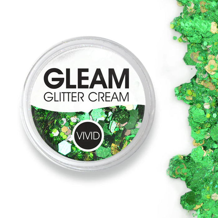 Vivid Gleam Glitter Cream - Evergreen 10gr