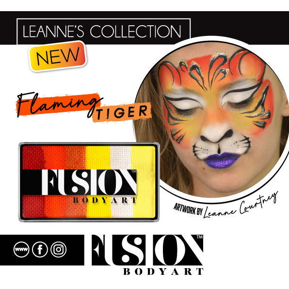 Fusion Leanne's Happy Pixie Petal Palette Refill - Flaming Tiger 25gr