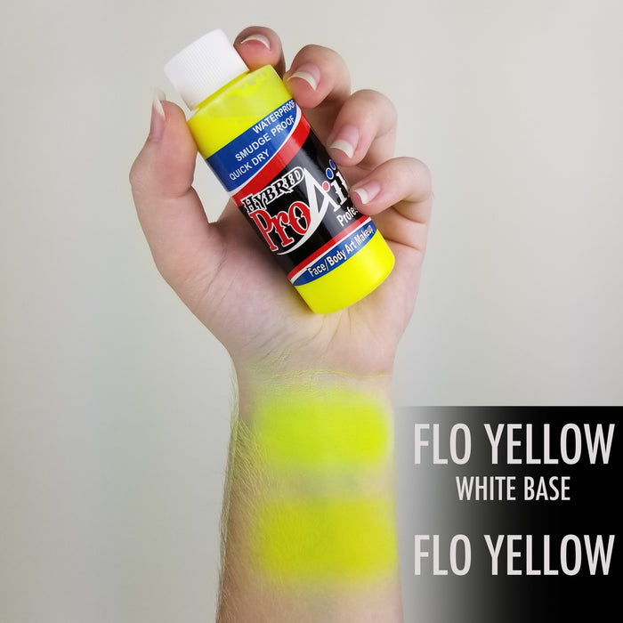 UV fluorescent Yellow Hybrid Airbrush Makeup 2oz