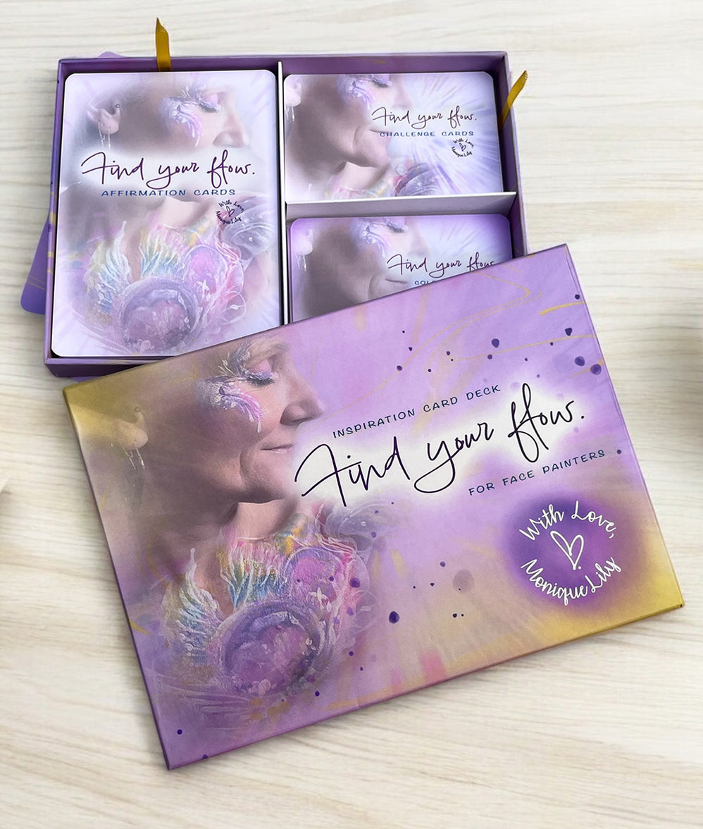 Find Your Flow Painting Card Deck by Monique Lily — www.artfactoryus.com