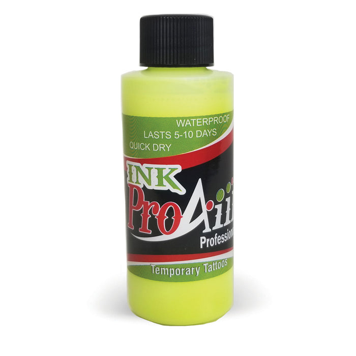UV Flo Yellow INK Alcohol Based Airbrush Body Paint  2oz