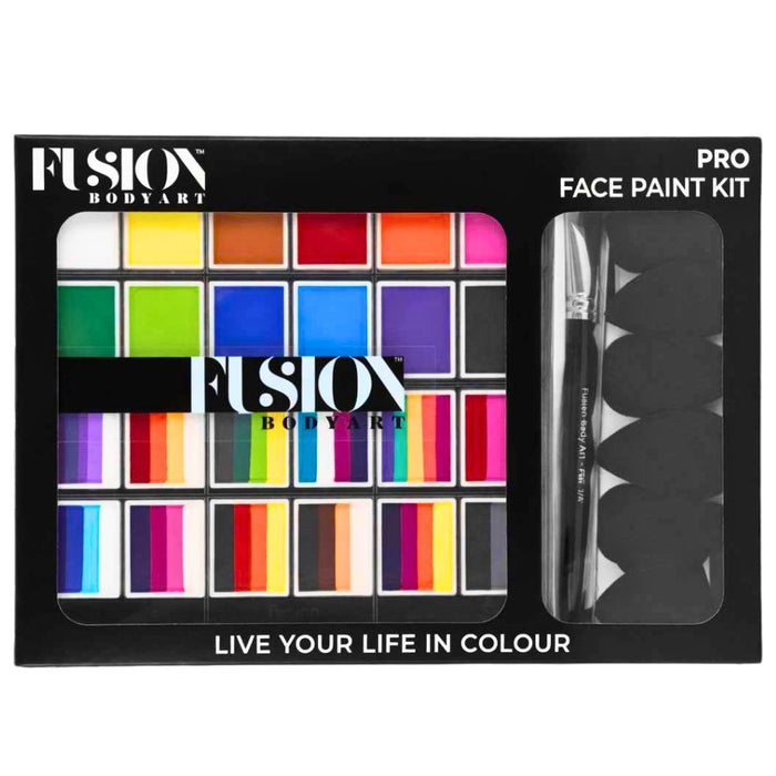Fusion Body Art - Face Painting Palette | Pro Face Paint Kit