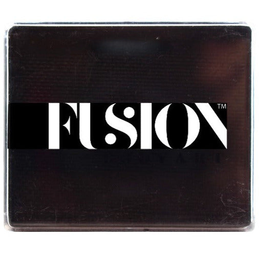 Fusion body art palette with black lid on a white background