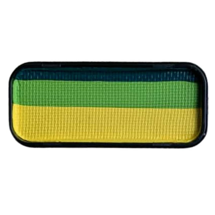 Go-To Green onestroke face paint, open pan