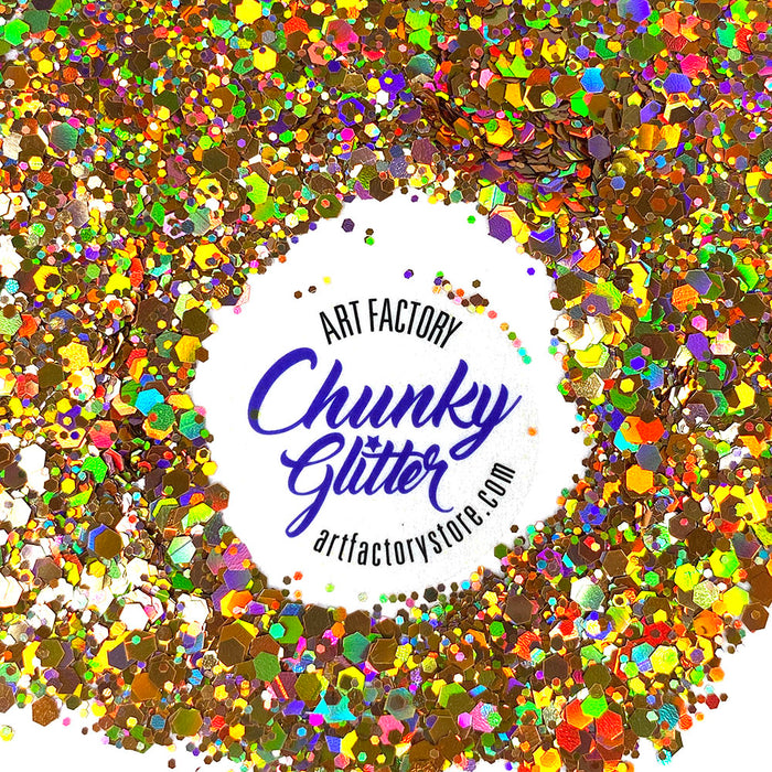 Loose Chunky Glitter- Gold Digger • Art Factory