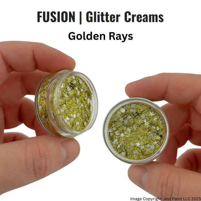 Fusion Body Art | Glitter Creams - Golden Rays 10ml