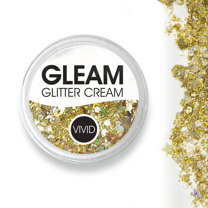 Vivid Gleam Glitter Cream - Gold Dust 30gr