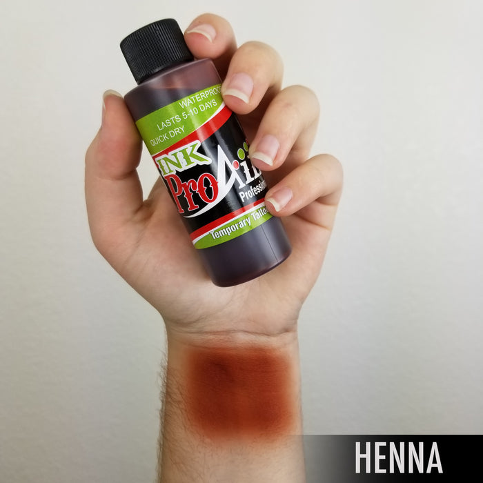 Henna ProAiir INK Alcohol Based Airbrush Body Paint  2oz