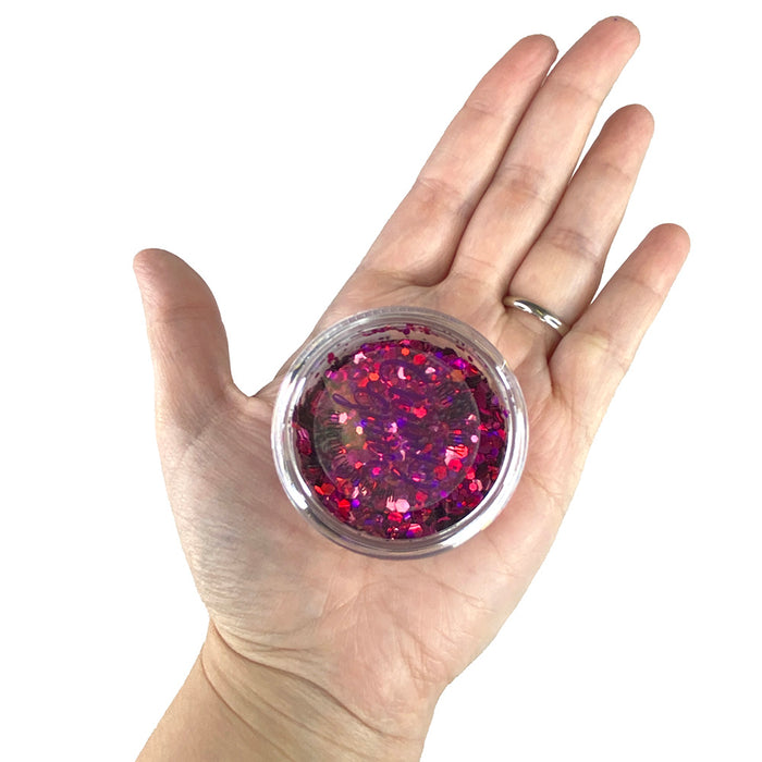 Loose Chunky Glitter - Hibiscus Fuchsia • Art Factory