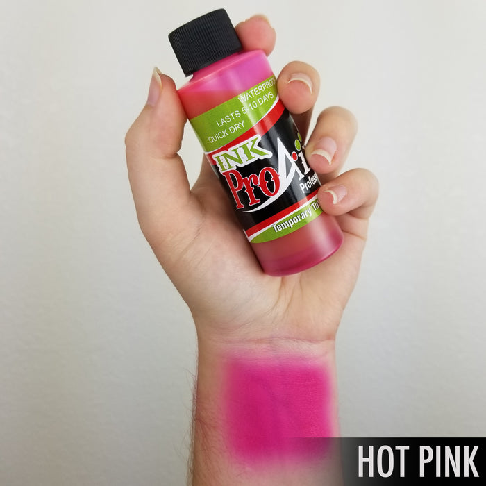 UV flo Hot Pink INK Alcohol Based Airbrush Body Paint  2oz