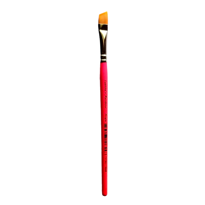 Leanne's Rainbow - Face Painting Brush - 3/8" Golden Tacklon Bristles