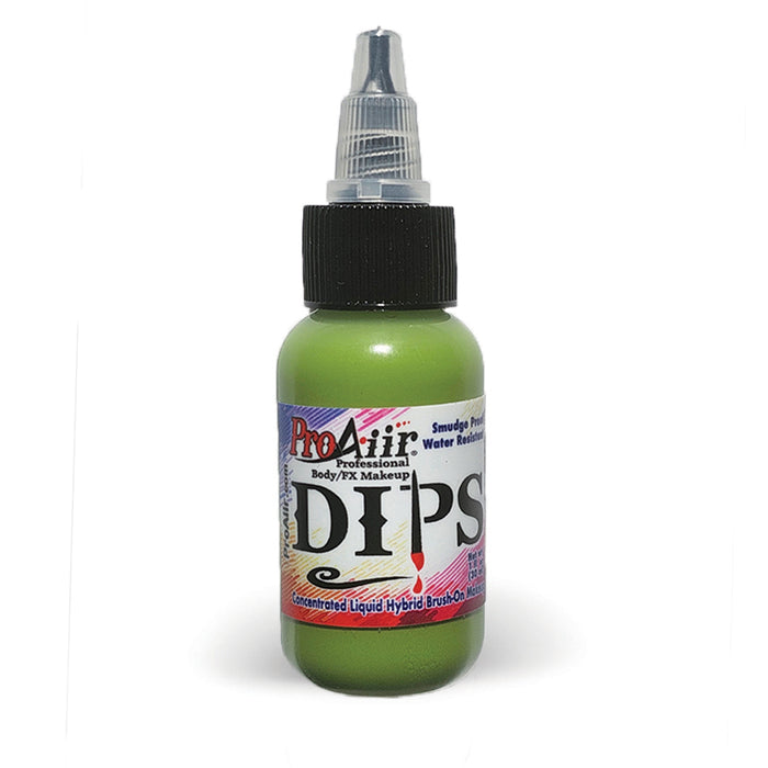 Lime Green ProAiir DIPS Waterproof Face Paint 1oz