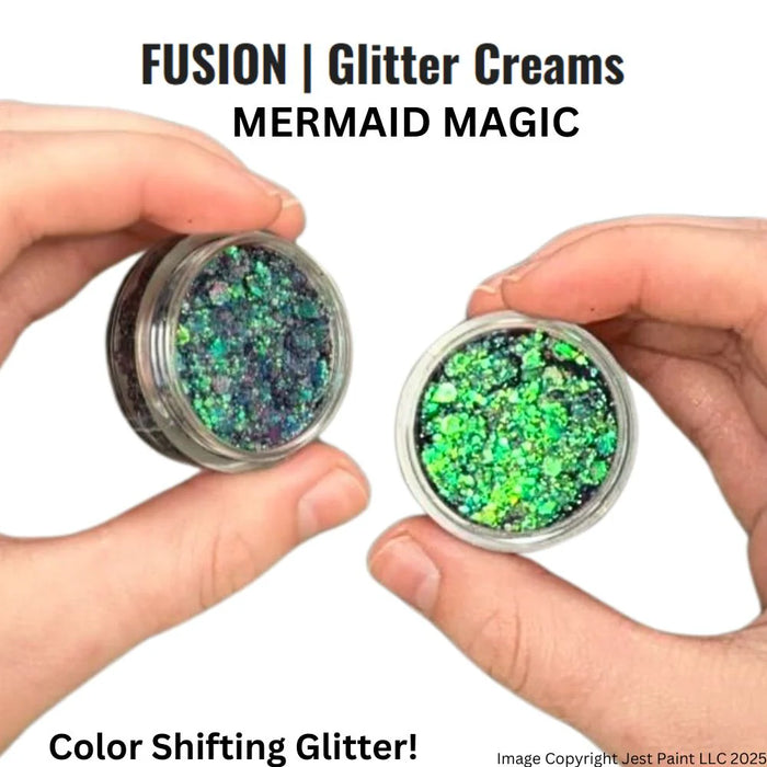Fusion Body Art | Glitter Creams - Mermaid Magic 10ml (Color Shifting)