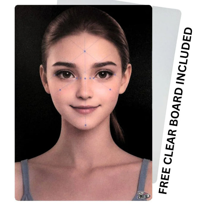 KatzNC Face Painting Practice board - Symmetry Practice Board