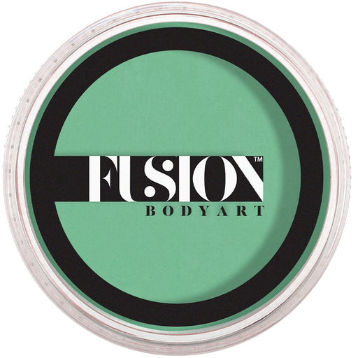 Macaron Green face paint by fusion in around container 