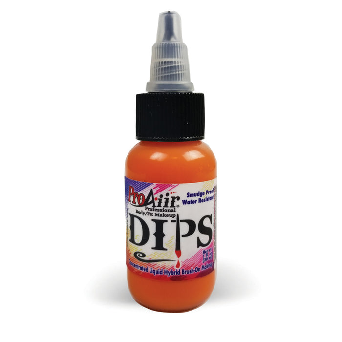 Orange ProAiir DIPS Waterproof Face Paint 1oz