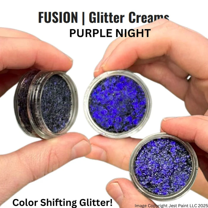Fusion Body Art | Glitter Creams - Purple Nights 10ml (Color Shifting)
