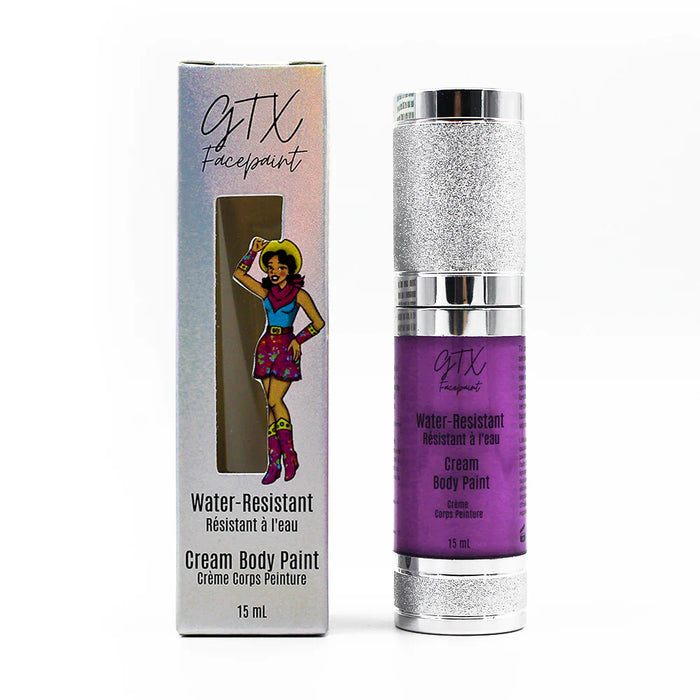 GTX Water-Resistant Cream Body Paint Patsy Purple - Neon
