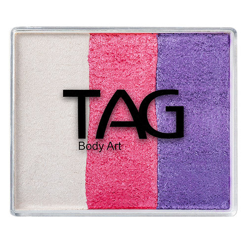 TAG Body Art & Face Paint Split Cake 50g - Neon Rainbow