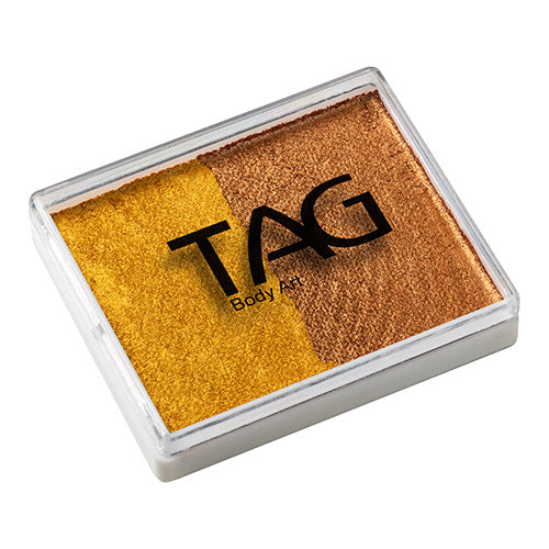 Tag face Paint Split Cake - Pearl Gold & Pearl Old Gold