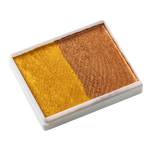 Tag face Paint Split Cake - Pearl Gold & Pearl Old Gold