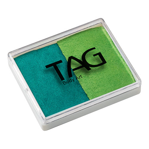 Tag face Paint Split Cake - Pearl Green & Pearl Lime