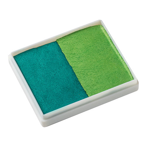 Tag face Paint Split Cake - Pearl Green & Pearl Lime