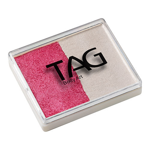 Tag face Paint Split Cake - Pearl Rose & Pearl White