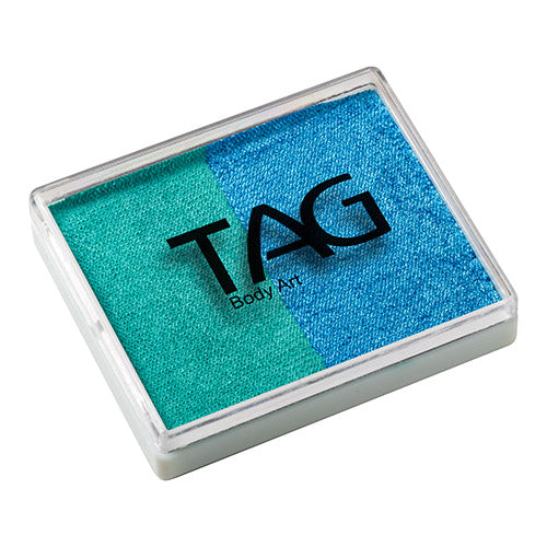 Tag face Paint Split Cake - Pearl Teal & Pearl Sky Blue