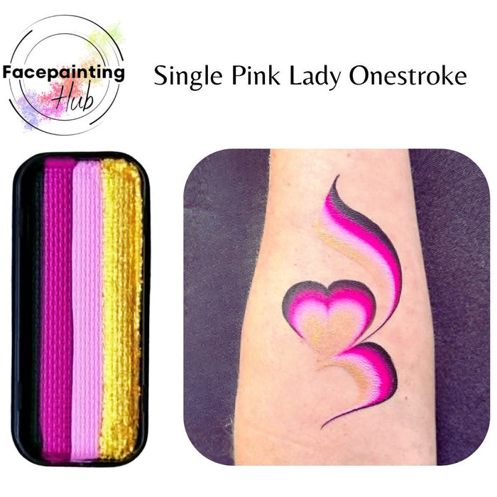 Face Painting Hub - Single Pink Lady Onestroke