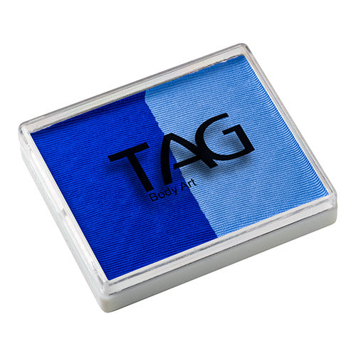 Tag face Paint Split Cake - Powder & Royal Blue